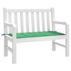 vidaXL Garden Bench Cushion Green 39.4 in.x19.7 in.x1.2 in. Oxford Fabric - 3 of 4