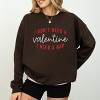 I Don't Need A Valentine, I Need A Nap -  Women's Graphic Sweatshirt - 3 of 4
