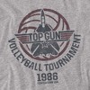 Top Gun  Top Gun Volleyball Adult T-Shirt Athletic Heather - 2 of 4