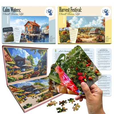 QUOKKA 100 Pieces Dementia Puzzles for Elderly - 3 SET Large Piece Puzzles for Seniors