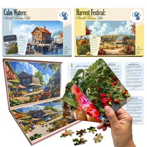 QUOKKA 100 Pieces Dementia Puzzles for Elderly - 3 SET Large Piece Puzzles for Seniors - 1 of 4