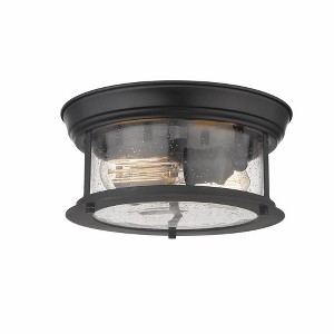 Z-Lite Sonna 2 - Light Flush Mount in  Matte Black - 1 of 1