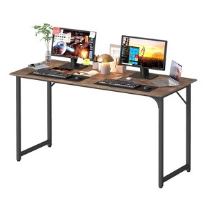 FDW Computer Desk 32/39/47/55 inch Length Study Writing Table Adjustable feet for Home Office - 1 of 4