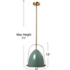 Storied Home Zelda - 2-Tone Metal Ceiling Light - 2 of 4