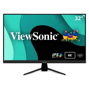 ViewSonic VX3267U-4K 4K UHD 32 Inch IPS Monitor with 65W USB C, HDR10 Content Support, Ultra-Thin Bezels, Eye Care, HDMI, and DP Input - 1 of 4