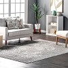 Nuloom Lorraine Abstract 5x8 Indoor Area Rug for Living Room Bedroom Dining Room Kitchen, Grey/Ivory - 2 of 4