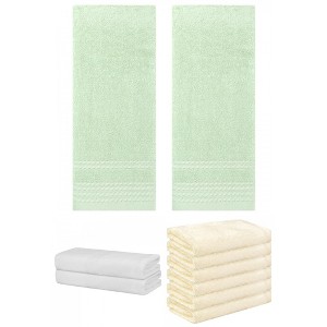 REGALWOVEN Striped Soft Absorbent Bathroom Cotton Towel Set 3 Pcs - 1 of 4