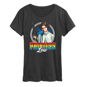 Women's - Star Wars - Princess Leia Short Sleeve Graphic T-Shirt - 1 of 4