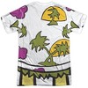 Fraggle Rock Wembly Uniform Front-Back Print Adult Sublimated Costume T-Shirt, Small - 2 of 4