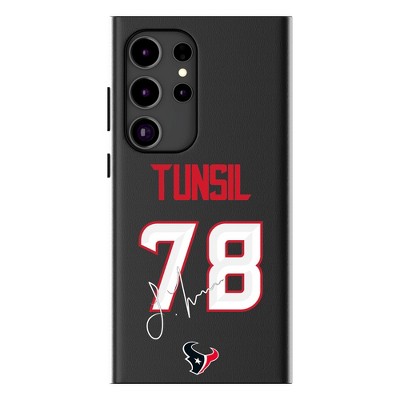 Keyscaper Laremy Tunsil Houston Texans 78 Game Tactic MagSafe Compatible Cell Phone Case for Galaxy S25