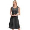 Collections Etc Easy Fit Sleeveless Dress - 3 of 4