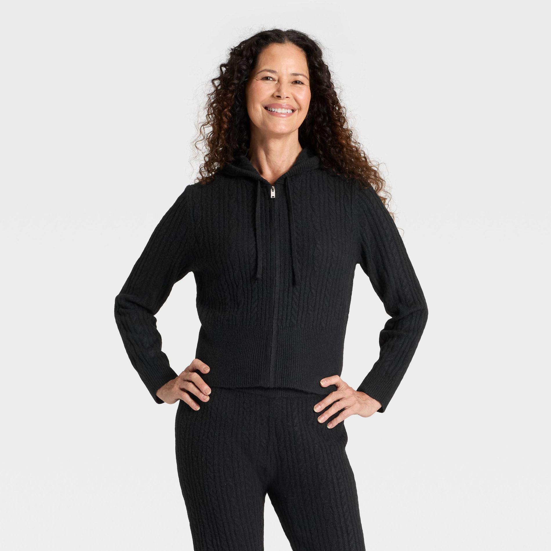 Women's Cozy Zip-Up Hoodie Cardigan - Universal Thread™