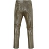Men's 70s Disco Pants Metallic Sequin Straight Leg Trousers Party Dance Outfits Silver Plaid - 2 of 4