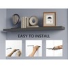 Vynxaria  47.3' Decorative Wall Shelf Set of 2 - Modern Floating Design - 4 of 4