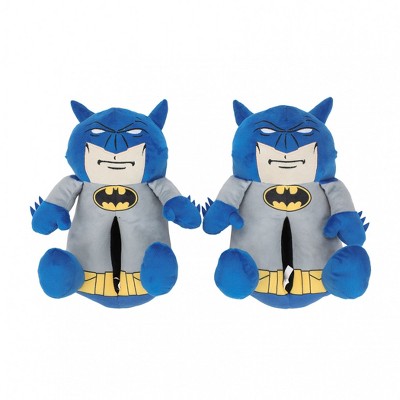 Mens Batman 3D Character Plush Slippers
