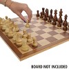 WE Games Classic Staunton Chess Pieces - Weighted with 3.75 in. King - 2 of 4