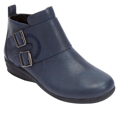 Comfortview Women's The Amberly Shootie - 8 WW, Navy (Wide Widths Available)