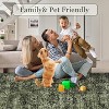 Acekool Floral Washable Rug - Non-Slip Low-Pile Area Rug for Living Room & Kitchen - 3 of 4