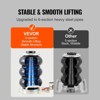 Yukimo 3 Ton Air Jack - 6600LBS Capacity Triple Bag Pneumatic Jack, 5.5"-17.7" Lift Range with 6 Steel Pipes & Side Handles for Cars/Garages/Repair - 4 of 4