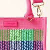 Plaid Knit Crossbody Bag - kate spade new york x Target Red/Pink/Green/Blue - 4 of 4