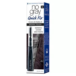 No Gray Quick Fix Color Touch-up Systems - Brown/Black - 0.5 fl oz