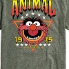 Men's - The Muppets - Animal 1975 Make Some Noise Short Sleeve Graphic T-Shirt - 2 of 4