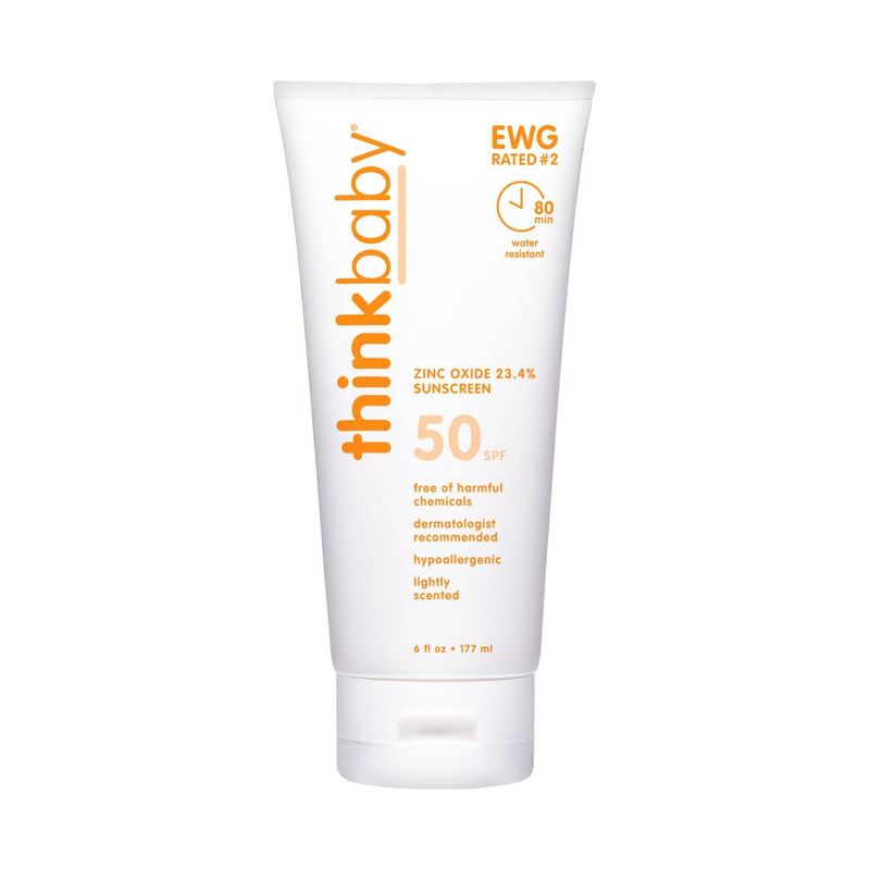 thinkbaby Mineral Sunscreen Lotion SPF 50 - 6 fl oz, 1 of 9
