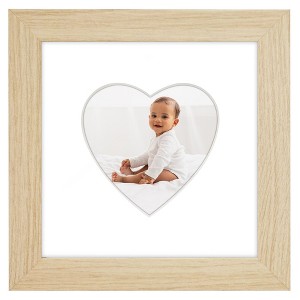 Americanflat Picture Frame with Oval Mat Insert and Shatter-Resistant Glass - Signature Collection - Photo Frame for Wall Display - 1 of 4