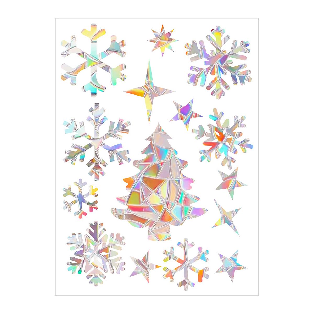 Unique Bargains Window Films Colorful Prism Static Cling Window Film Polyvinyl Chloride Colorful 1 Pcs