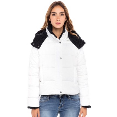 target womens faux fur jacket