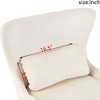 2-in-1 Pet Friendly Accent Chair, Velvet Lounge Chair with Pet Bed, Leisure Single Sofa Chair Wing Back Armchair - ModernLuxe - 4 of 4