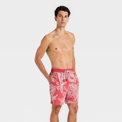 Мужские брюки Goodfellow & Co x Reyn Spooner Men's 7" Swim Trunks - Goodfellow & Co™ x Reyn Spooner Red M — фото 3