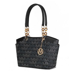 MKF Collection Cameron Tote Bag Stylish Vegan Leather Handbag with Spacious Design by Mia K - 1 of 4