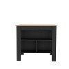 NicBex Kitchen Island Cart with 3 Open Shelves,Kitchen Island with Storage and Large Work Top,Modern Kitchen Cart,Island Table for Kitchen - 4 of 4