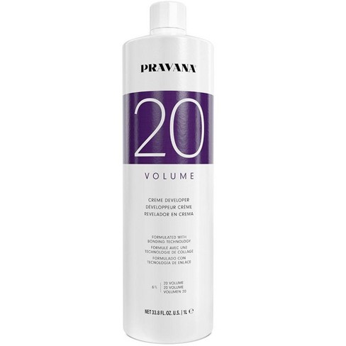 Pravana Creme Developer 20 Volume / 6% Activator | Lightener Processing | Provides Luxurious Hair Care Colors | Moisturized Hair - (33.8 oz) - image 1 of 4