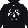The Void Big Cat Face Youth Girl's Black Long Sleeve Cosplay Hoodie With 3D Hoodie - 2 of 2