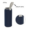 Unique Bargains Neoprene Non-Slip Protective Insulator Carrier with Strap 17oz Water Bottle Sleeves 8 Pcs - 3 of 4