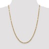 Black Bow Jewelry 3mm, 14k Yellow Gold, Diamond Cut, Milano Rope Chain Necklace - 2 of 4