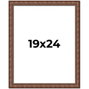 PosterPalooza | 19x24 Modern Bamboo Picture Frame, UV Acrylic, 5 Finishes - 1 of 4