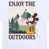 Boys' - Disney - Enjoy The Outdoors Mickey Short Sleeve Graphic T-Shirt - 2 of 4