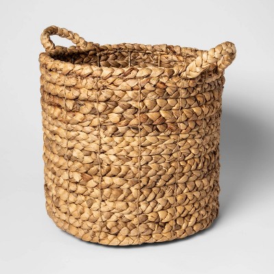 Woven Natural Decorative Cane Pattern Small Basket - Threshold™