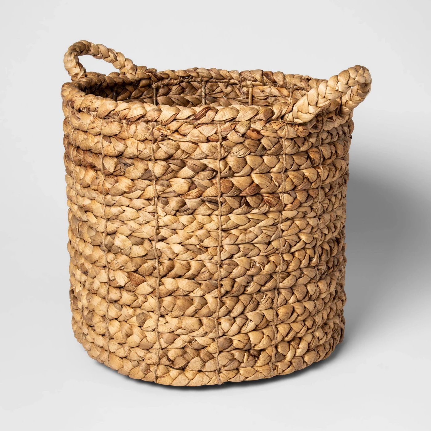 Decorative Basket Natural 13"x14".  Lovely Country French and Euro Country decor and furniture items on Hello Lovely! #frenchfarmhouse #frenchdecor #homedecor #interiordesign #frenchcountry #basket #seagrassbasket