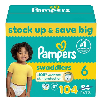 Pampers Swaddlers Sensitive Disposable Diapers - (Select Size and Count)