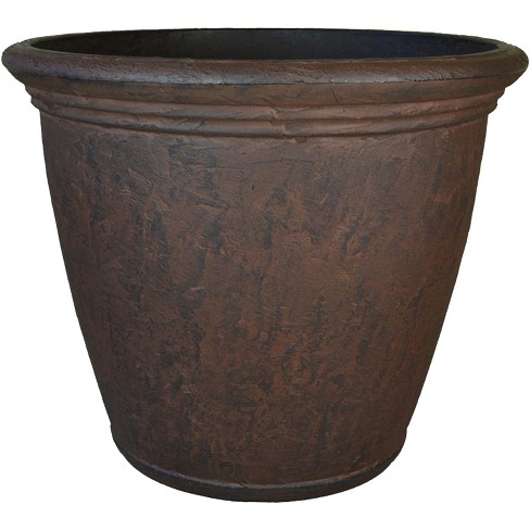 Sunnydaze Indoor/Outdoor Patio, Garden, or Porch Weather-Resistant Double-Walled Anjelica Flower Pot Planter - 24" - image 1 of 4