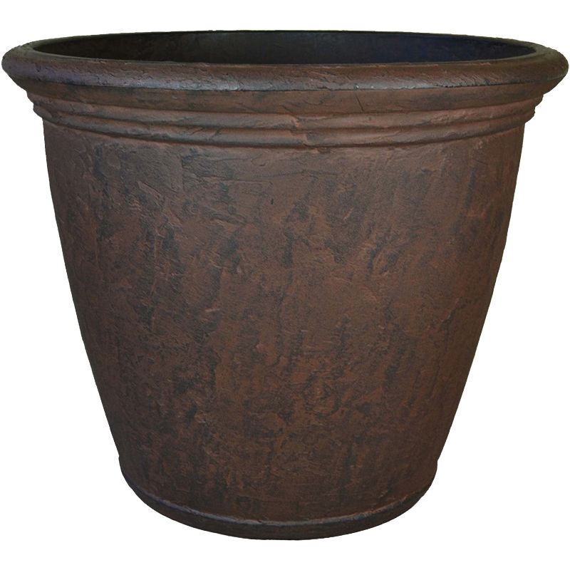 Sunnydaze Indoor/Outdoor Patio, Garden, or Porch Weather-Resistant Double-Walled Anjelica Flower Pot Planter - 24", 1 of 14