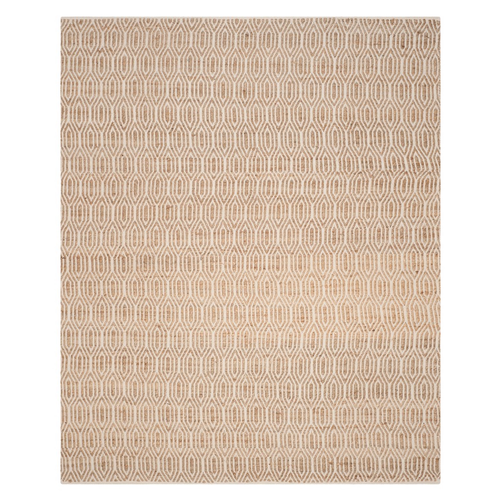 6'x9' Elliott Geometric Area Rug Natural - Safavieh