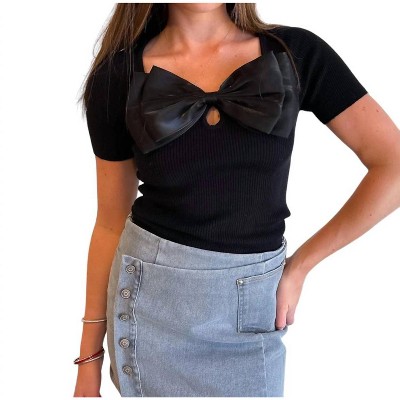 Women's Classic Bow Top - lalavon