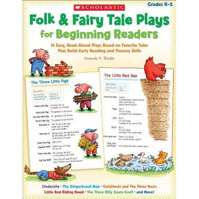 Folk & Fairy Tale Plays for Beginning Readers - by  Immacula Rhodes (Paperback)