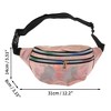 Unique Bargains Stylish Reflective Holographic Sports Waist Bag 1 Pc - 3 of 4