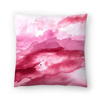 Americanflat Abstract Neutral High Tide Modern Pink By Amy Brinkman Throw Pillow